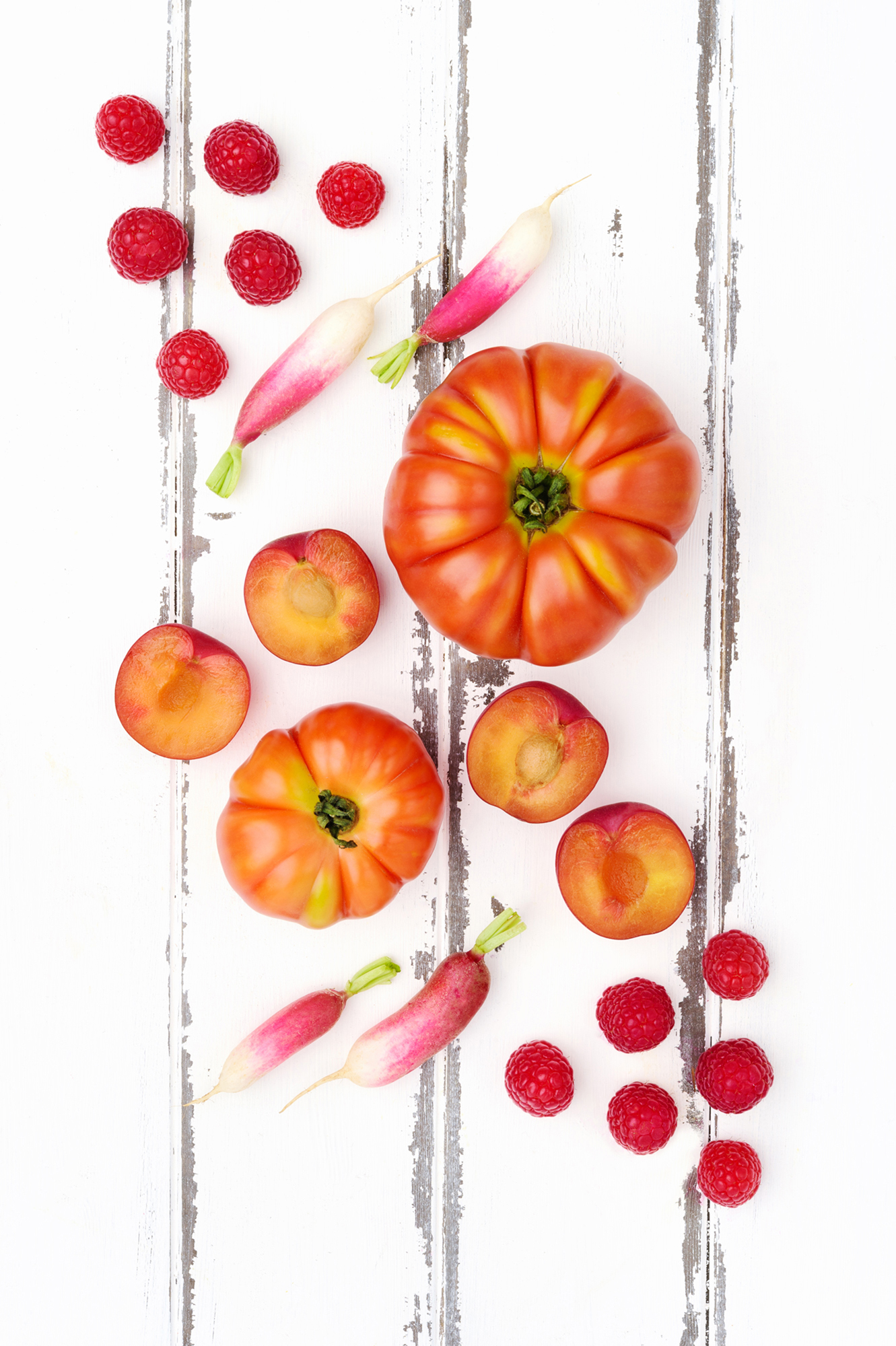 red-produce-arrangement