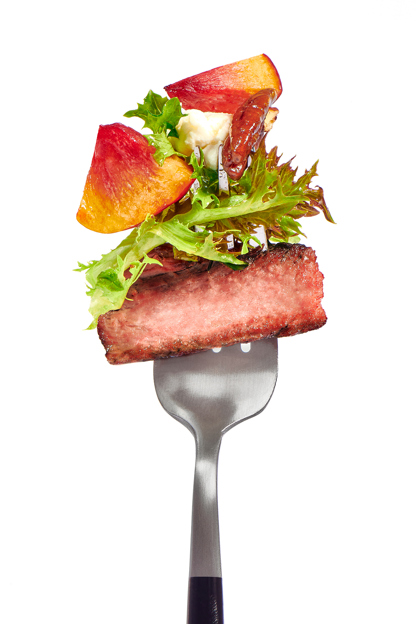 grilled-steak-salad-fork-bite